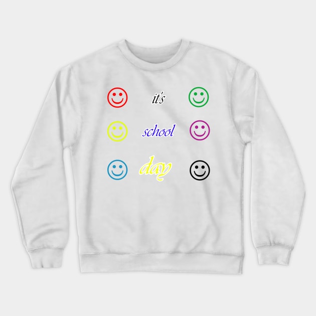 It's school day Crewneck Sweatshirt by sarahnash